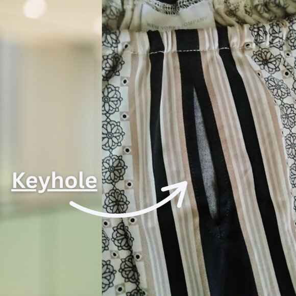 New York and Company Keyhole Dress Sz XL - Picture 5 of 7